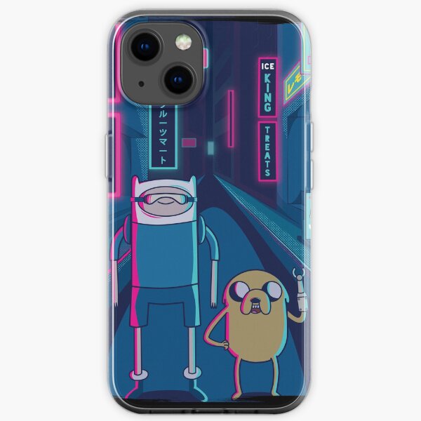 Adventure Time Cyberpunk Japan iPhone Soft Case