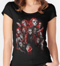 Jason Voorhees (Many faces of) Women's Fitted Scoop T-Shirt