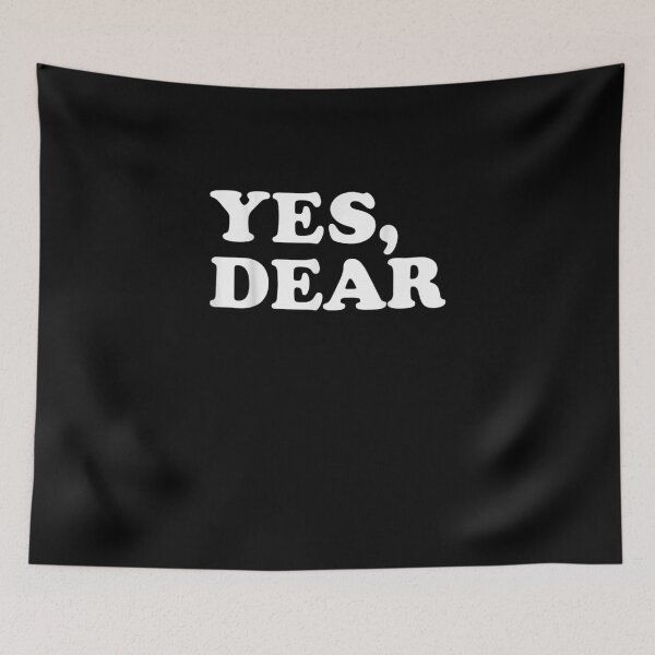 Item preview, Yes Dear Funny Whipped Husband Marriage Valentine designed and sold by Bethany0079.