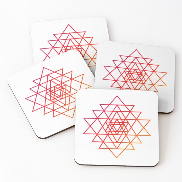 Item preview, Sacred Geometry Sri Yantra Triangles Design designed and sold by NomYen ..