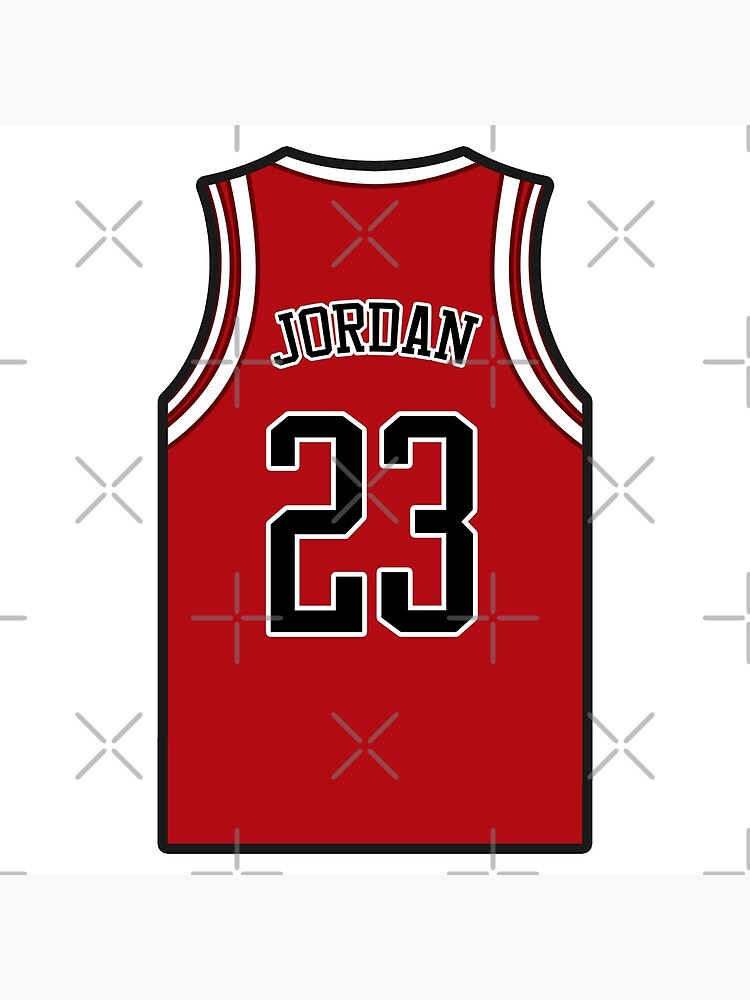 framed jordan jersey