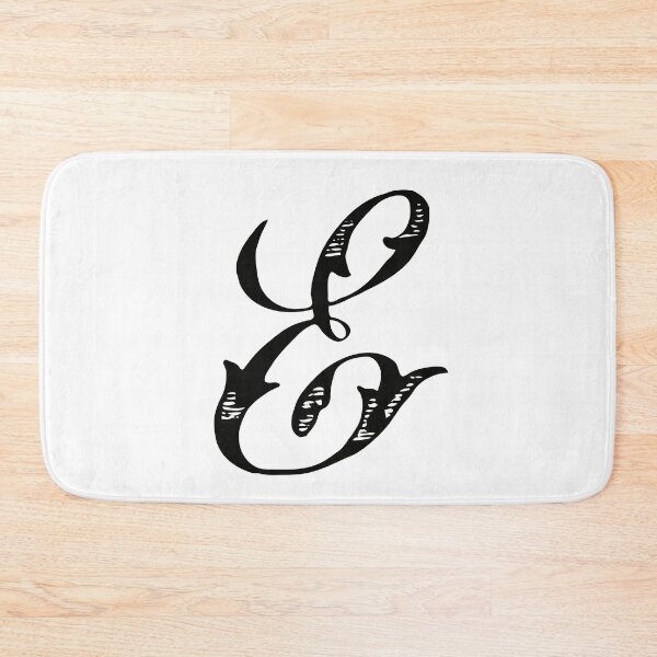 Item preview, Vintage Stylish Black and White Monogram Letter E designed and sold by Vintage-TM.