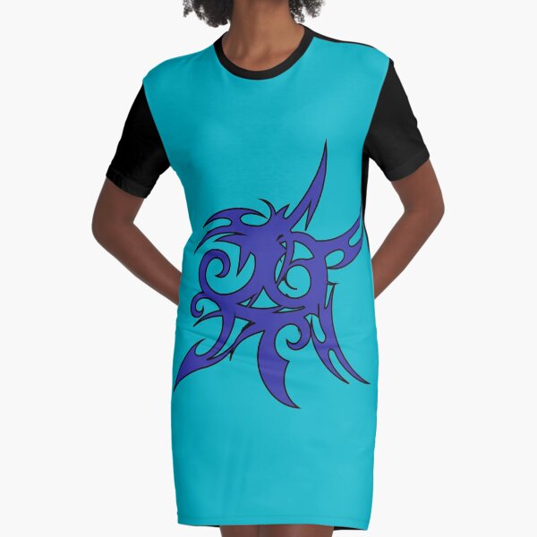 Tribales Design / Tattoo T-Shirt Kleid