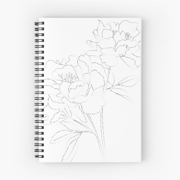 Item preview, Flor line art 6 Blanco designed and sold by MinimalStudio.