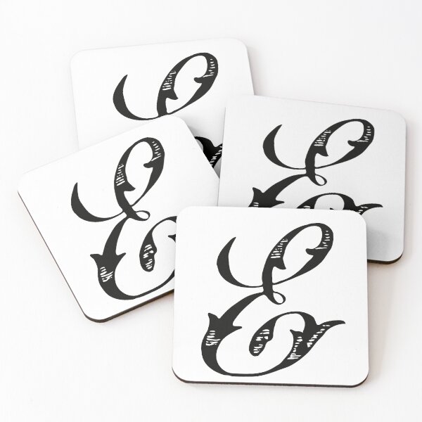 Item preview, Vintage Stylish Black and White Monogram Letter E designed and sold by Vintage-TM.