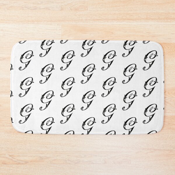 Item preview, Antique Stylish Black and White Monogram G designed and sold by Vintage-TM.