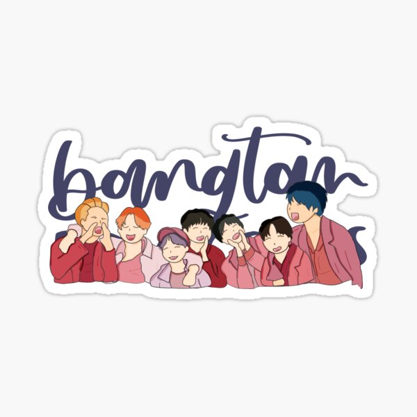 Boy with Luv Sticker