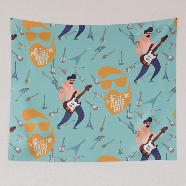 Item preview, Who let the dad's out? - Guitar Solo designed and sold by LoveBirdGallery.