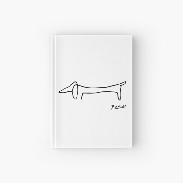 Pablo Picasso Dog (Lump) Artwork, Sketch Reproduction Hardcover Journal