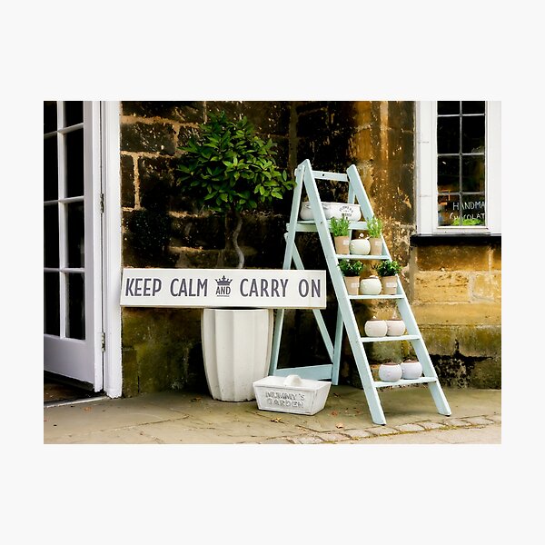 KEEP CALM Display Photographic Print