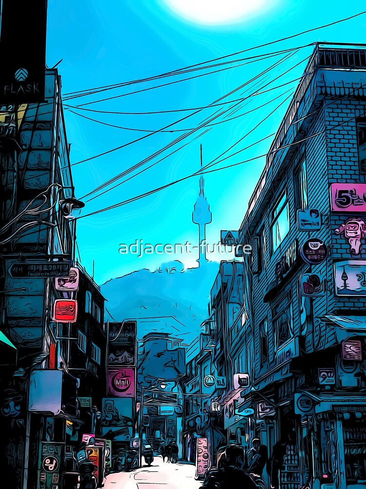 Disover Seoul Anime Vibes Canvas