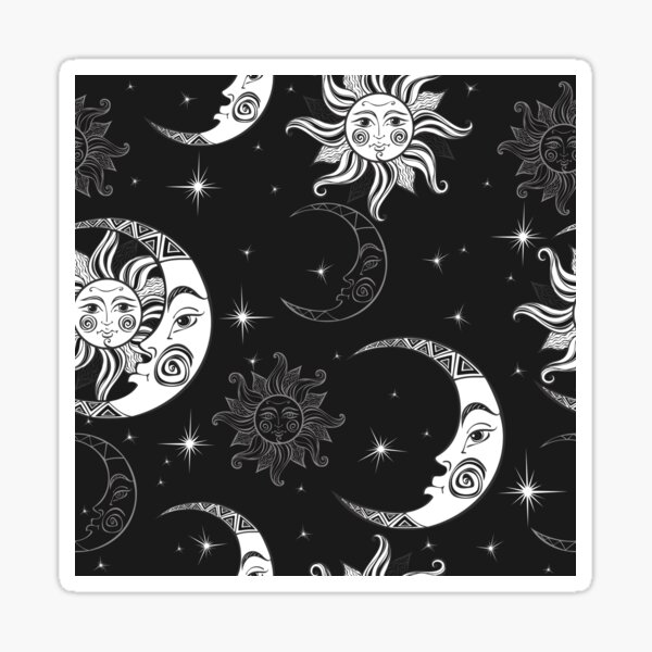 Item preview, Moon and Stars designed and sold by cleveralice.