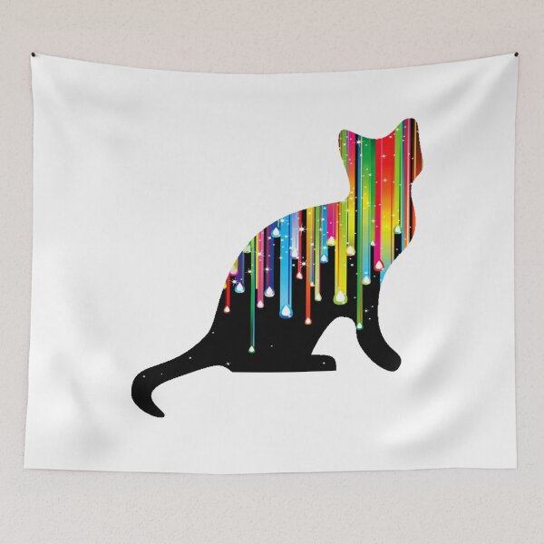 Item preview, Star Struck Sitting Cat designed and sold by headpossum.