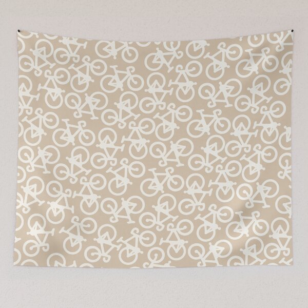 Item preview, Beige Bikes Pattern designed and sold by XOOXOO.