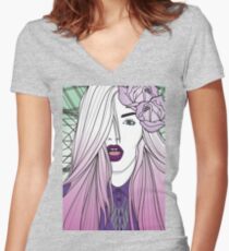Ermahgerd! Women's Fitted V-Neck T-Shirt