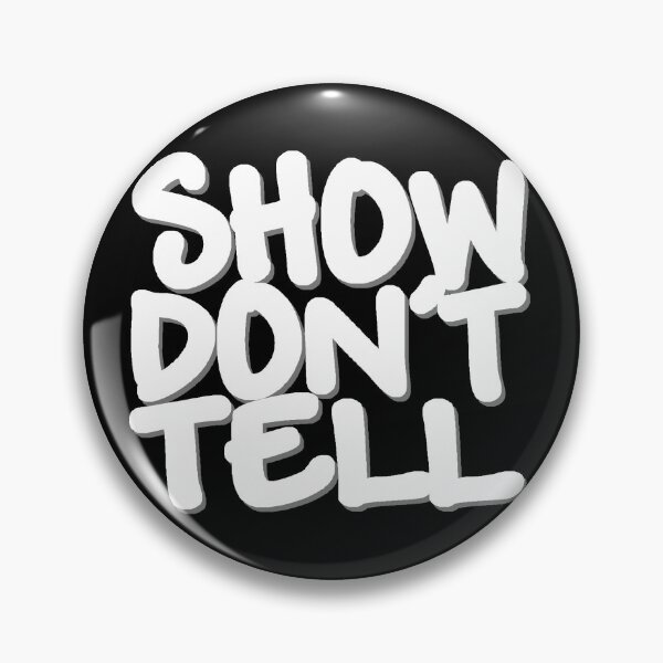 Artikelvorschau, show don´t tell weiss entworfen und verkauft von frankuffmann.