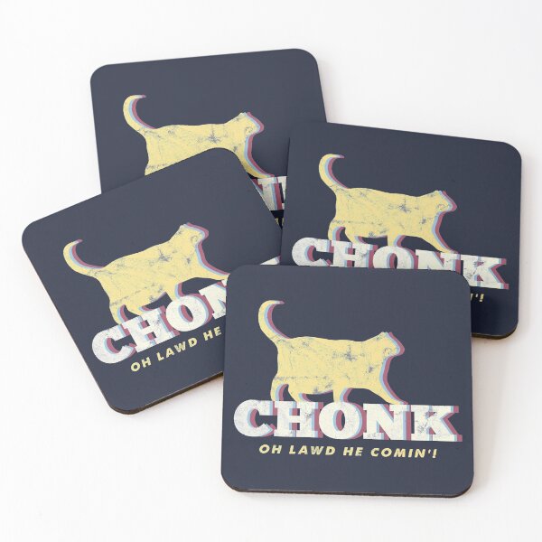 Item preview, CHONK: Lawd He Comin' Retro Design designed and sold by MoopCatSwag.