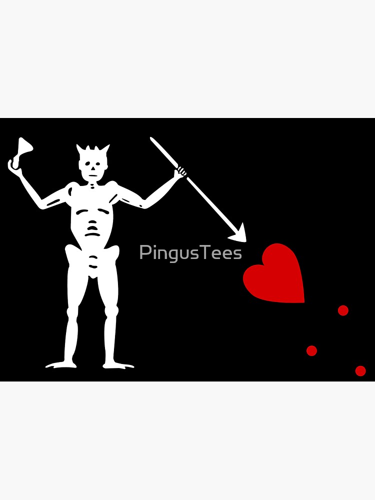 Thumbnail 3 of 3, Sticker, Pirate Flag - Blackbeard designed and sold by PingusTees.