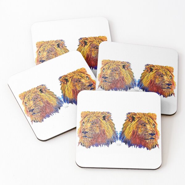 Item preview, Two lions designed and sold by Tartiflettee.