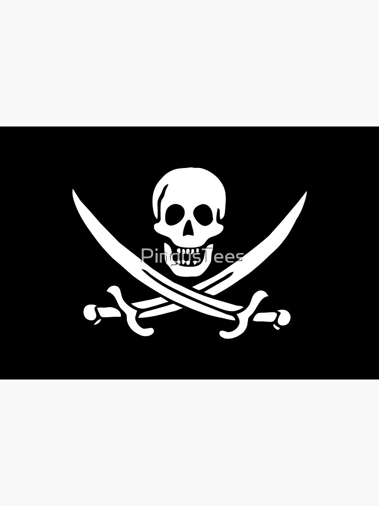 Pirate Flag Skull and Crossed Swords by Chillee Wilson Sticker for Sale by  ChilleeWilson