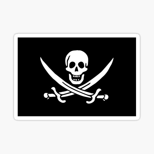 Current Militaria (1991-Now) Collectables Decal Blackbeard Pirate Flag ...