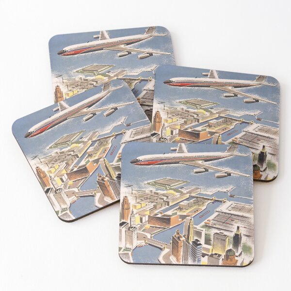 Item preview, Vintage Chicago Air Travel designed and sold by madeinatlantis.