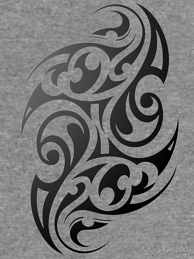 "An authentic and traditional tribal tattoo of the New Zealand Maori. A