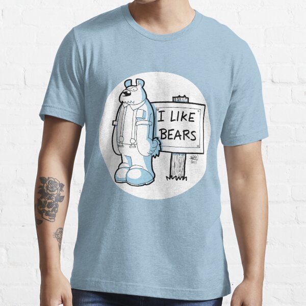 I Like Bears - White Essential T-Shirt