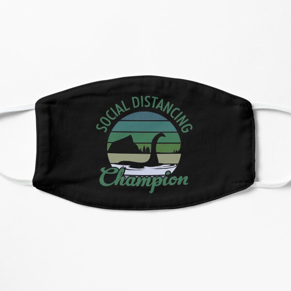 Loch Ness Monster Social Distancing Champion Mask