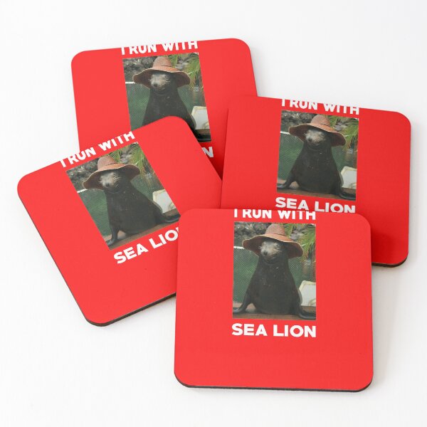 Item preview, i run with sea lion shirt tshirt tees designed and sold by mashaallah1993.