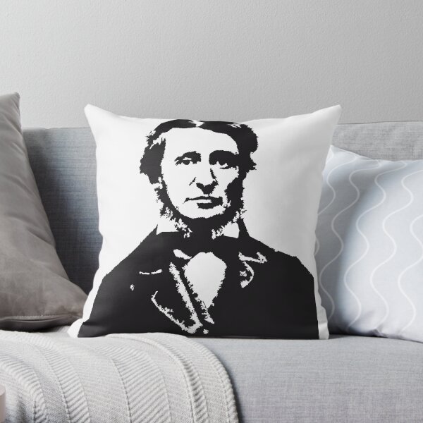 Henry David Thoreau Throw Pillow