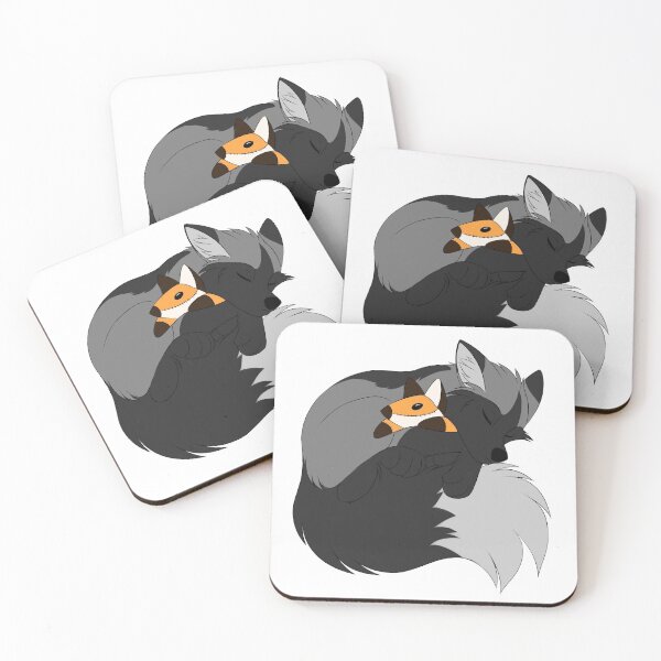Item preview, Silver fox sleeping designed and sold by Aerofistashka.
