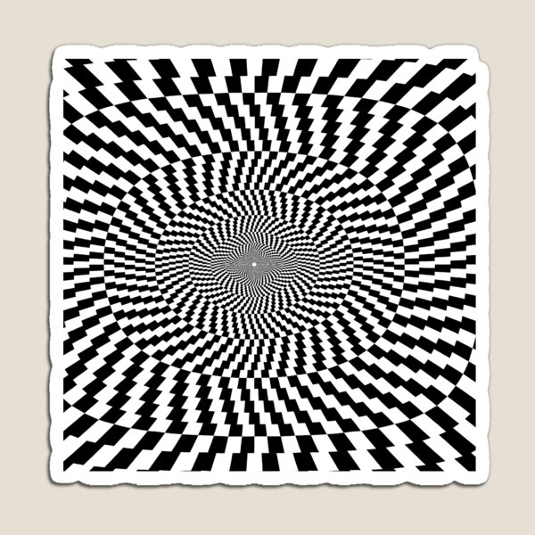 Optical Illusion, Visual Illusion, Physical Illusion, Physiological Illusion, Cognitive Illusions Magnet