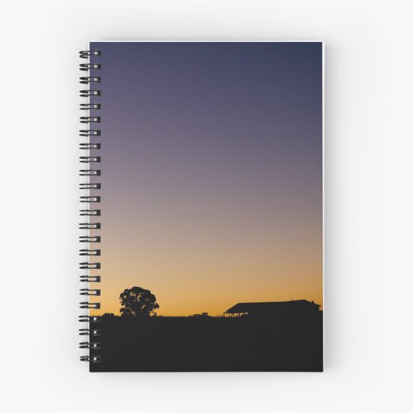 Item preview, Silhouette of a farm during sunset designed and sold by John Kha.