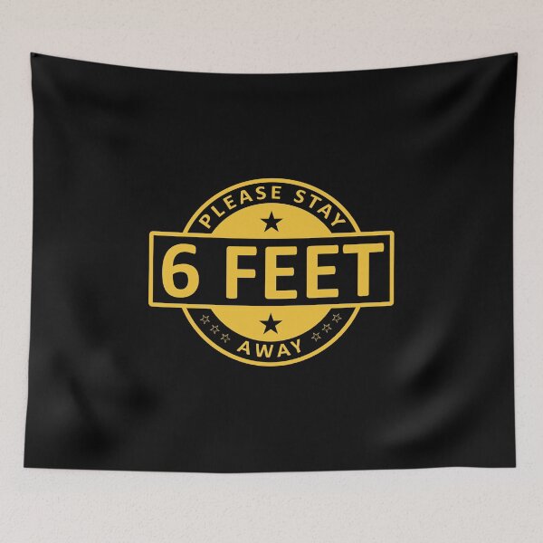 Item preview, Please Stay 6 Feet Away designed and sold by FirasChakroun.