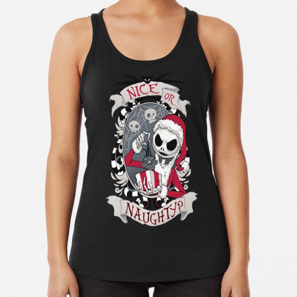 Scary Santa Racerback Tank Top