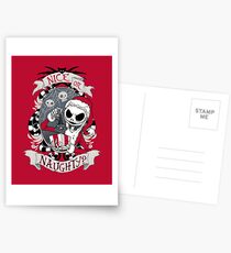 Scary Santa Postcards