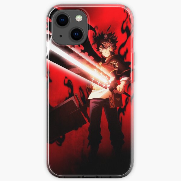 Schwarzklee Rot Asta iPhone Flexible Hülle