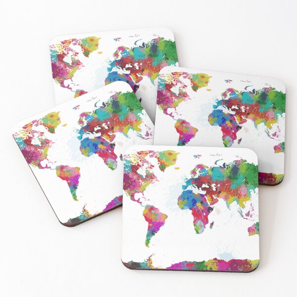 Item preview, Watercolor map designed and sold by millamix.