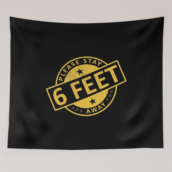 Item preview, Please Stay 6 Feet Away designed and sold by FirasChakroun.