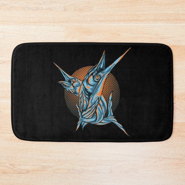 Item preview, battle marlin fish illustration design designed and sold by STR Graphs.