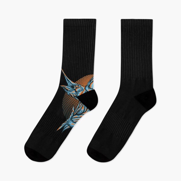 Item preview, battle marlin fish illustration design designed and sold by STR Graphs.
