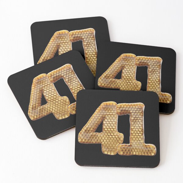 Item preview, 41 Number 3d Honey Numbers Font designed and sold by HelloFromAja.