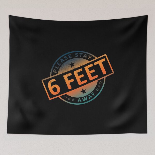 Item preview, Please Stay 6 Feet Away designed and sold by FirasChakroun.