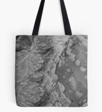 rock patterns - b/w Tote Bag