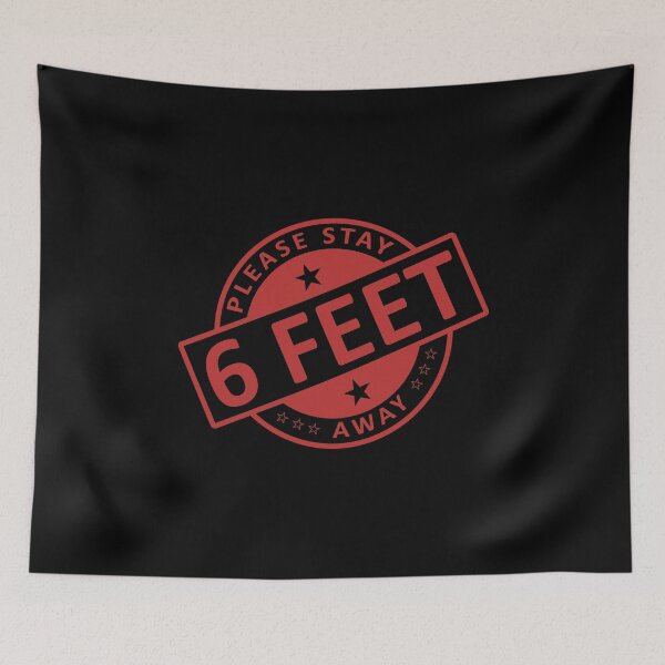 Item preview, Please Stay 6 Feet Away designed and sold by FirasChakroun.