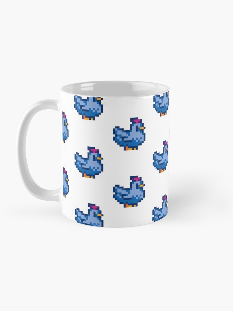 stardew valley blue chicken pillow plush