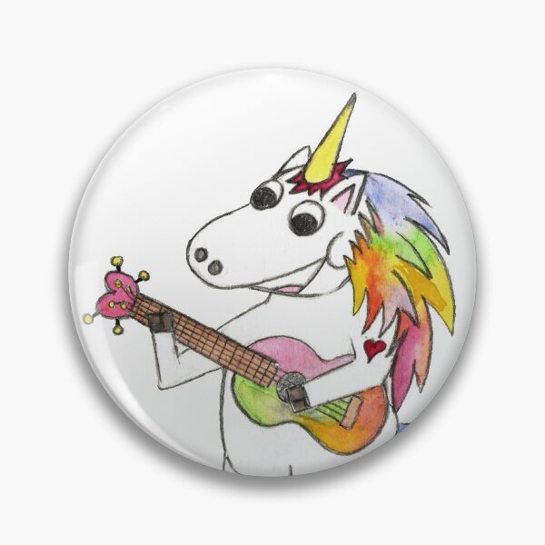 Item preview, Unicorn plays the ukulele  designed and sold by ATuc.