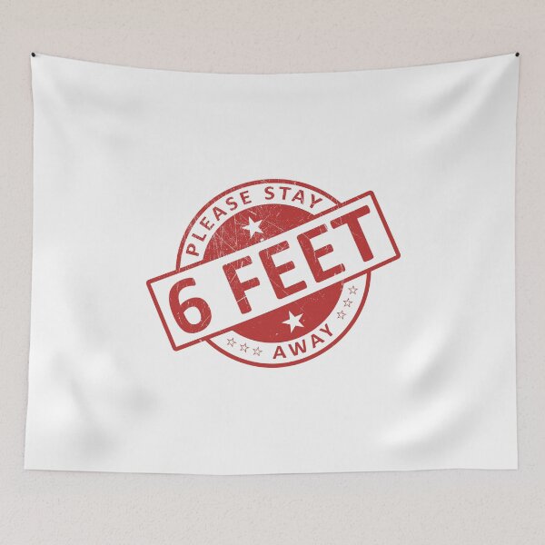 Item preview, Please Stay 6 Feet Away designed and sold by FirasChakroun.