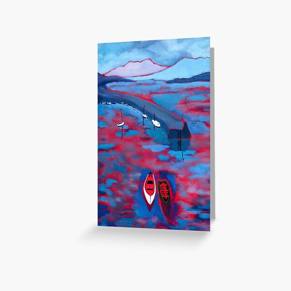 Roundstone Harbour, Galway Greeting Card